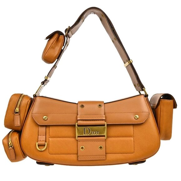 Christian Dior Brown Street Chic Columbus Shoulder Bag - Picture 1 of 11
